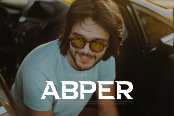 Abper: The Modern Display Font for Bold Visual Impact