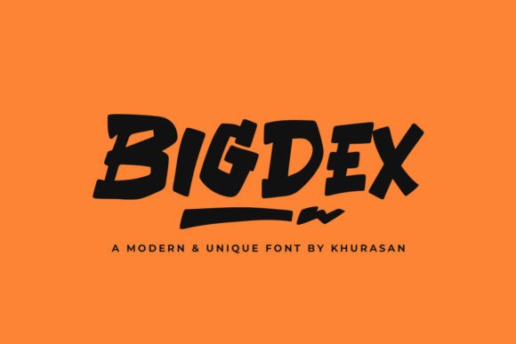 Bigdex: A Modern Display Font for Bold Visual Impact