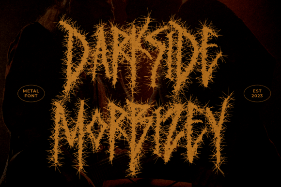 Darkside Morbizey: A Bold Metal Font for Impactful Design