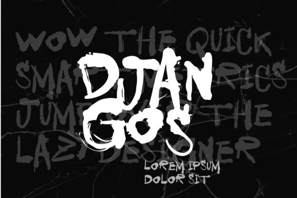 Djangos: A Unique Display Font for Bold Design