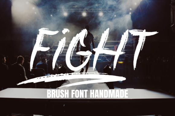 Fight: The Brushed Font for Modern Branding