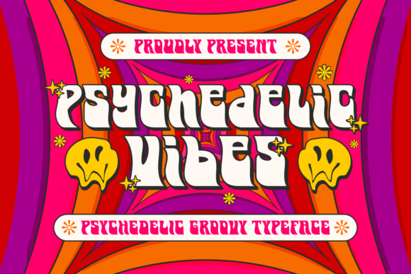 Psychedelic Vibes: Unleashing Groovy Typography for Modern Design
