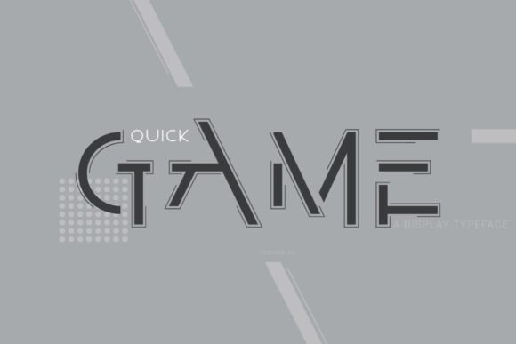 Quick Game: Elevate Your Visual Design with Futuristic Typography