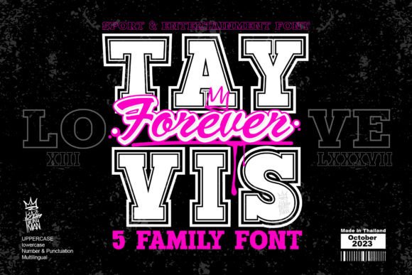 Tayvis Forever: A Dynamic Font for Modern Design